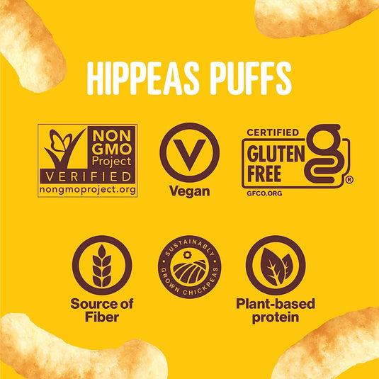 Hippeas Vegan White Cheddar Chickpea Puffs .8oz