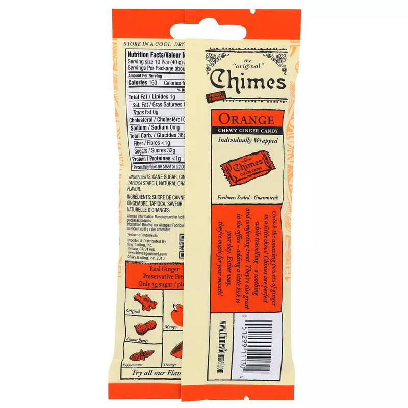 Load image into Gallery viewer, Chimes Ginger Chews - Orange

