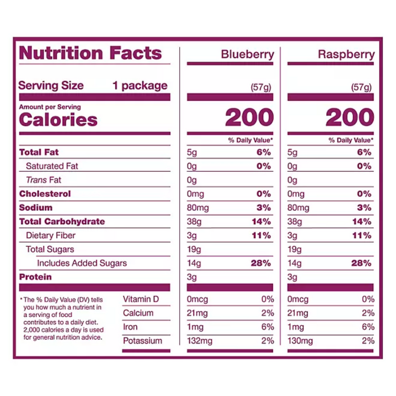 Load image into Gallery viewer, Nature&#39;s Bakery Fig Bar Variety Nutrition
