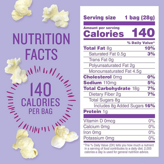 Nutrition Information Angies Popcorn