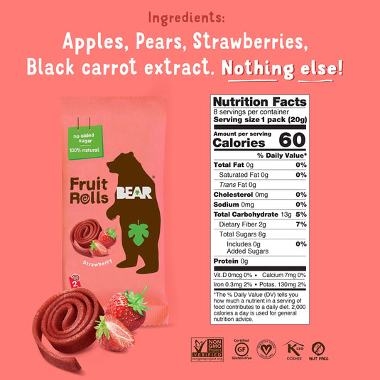 Bear Fruit Rolls - Variety