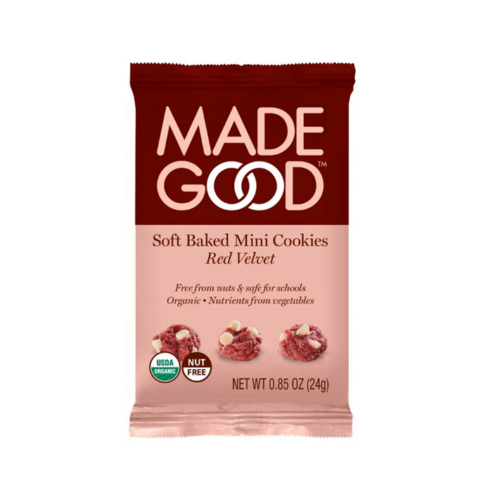Made Good Soft Baked Cookie Minis - Red Velvet